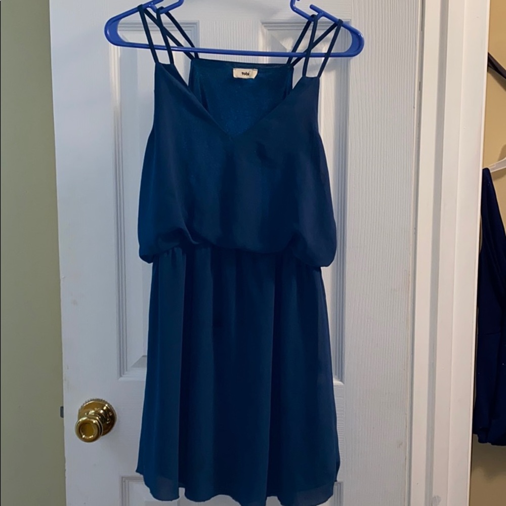 Blue dress